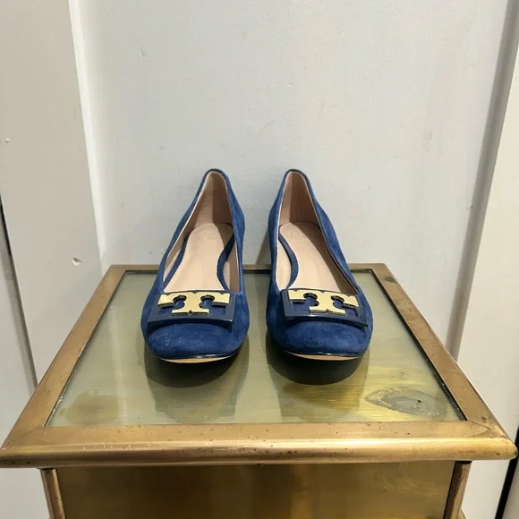 Tory Burch Gigi Suede Pumps 25MM Block Heel - Picture 4 of 7